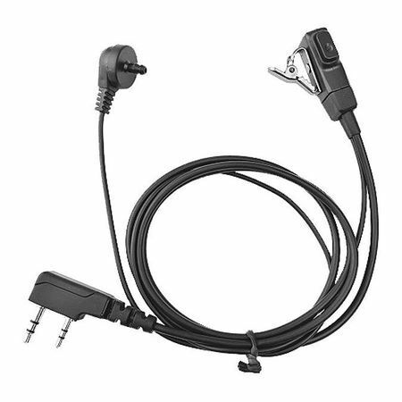 Police Earpiece with PTT Button for Kenwood TH/TK/Linton Series Radios - Durable Banshee Surveillance Kit 1
